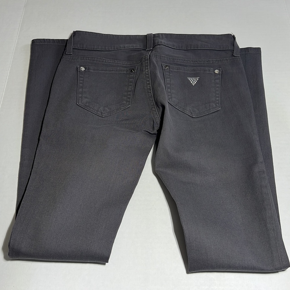 GUESS || Gray Low Rise Skinny Jeans. Sz. 26 - Picture 6 of 12